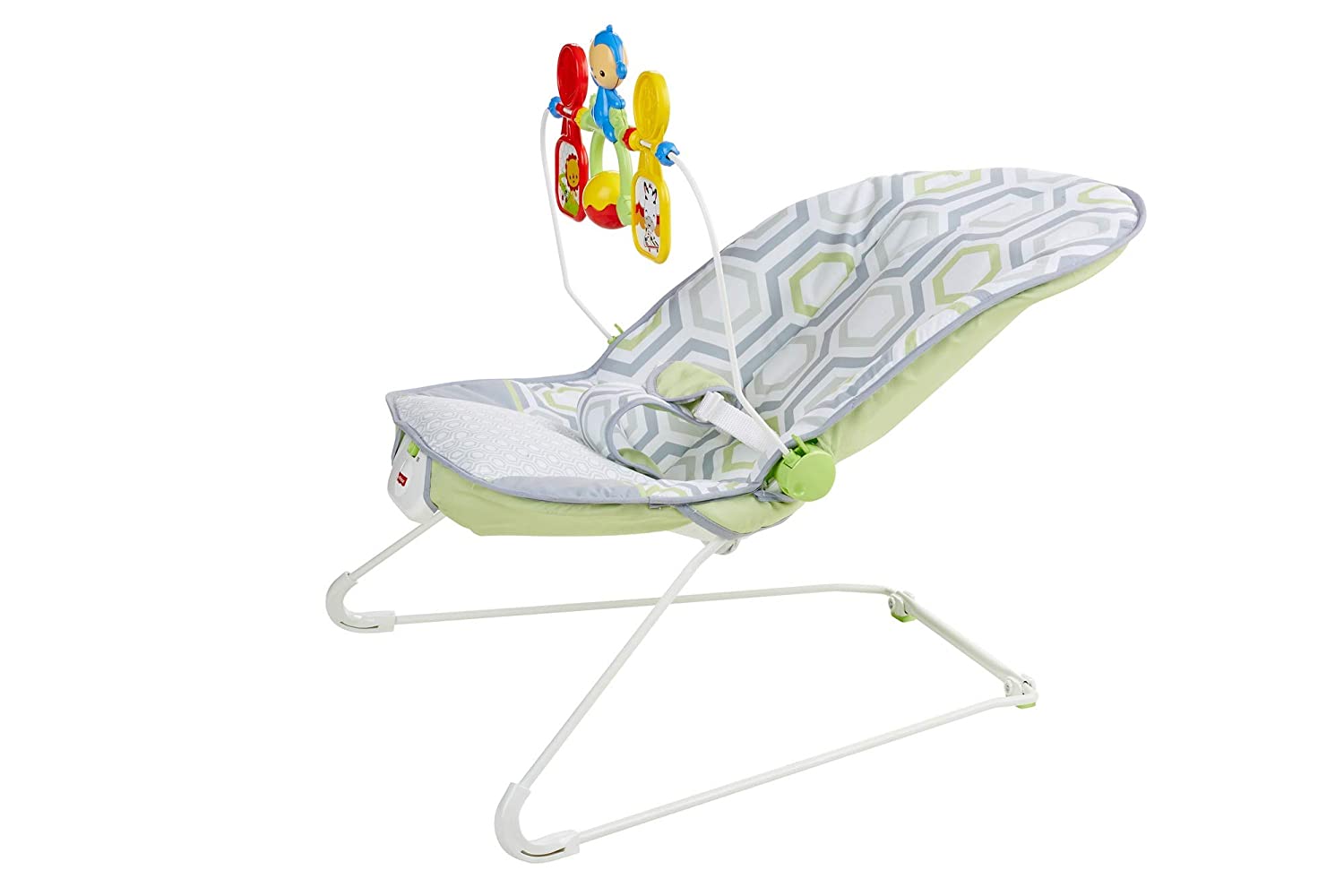 Детский шезлонг Fisher-Price с массажной вибрацией САВАННА от 0 до 1 года