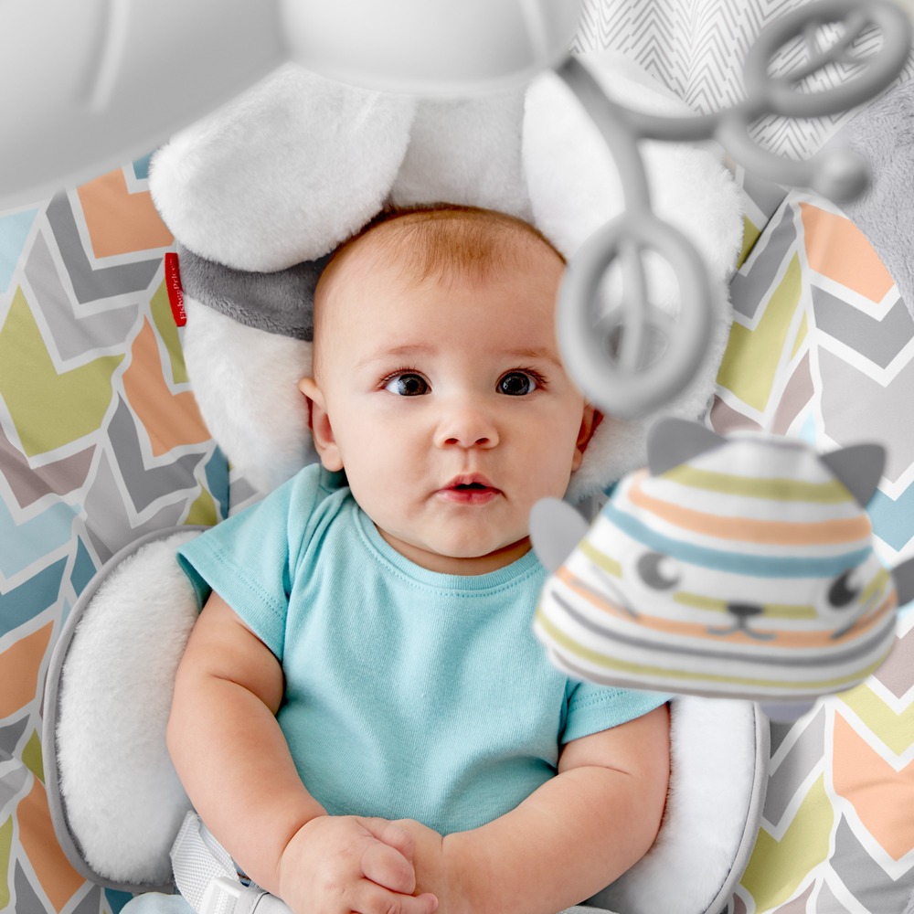 Массажное кресло Deluxe "Веселый щенок" Fisher-Price