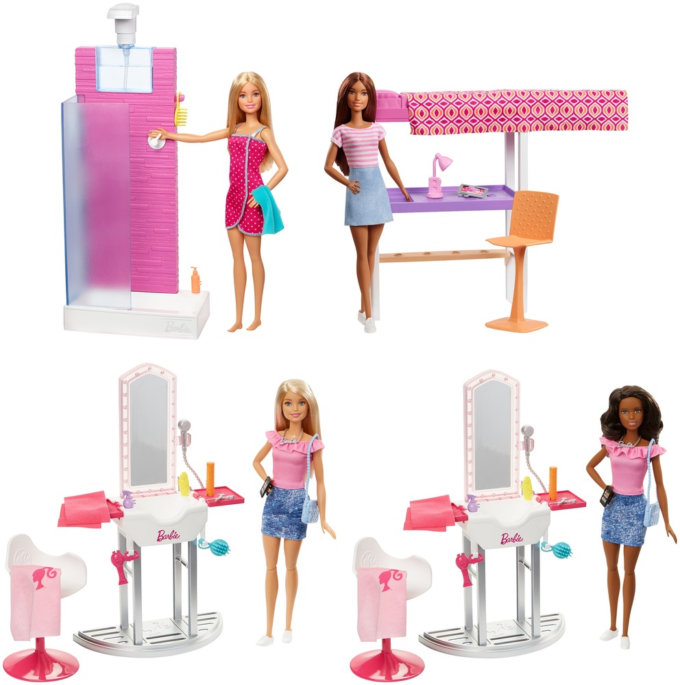 Набор мебели с куклой Barbie в асс.(3)