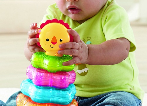 Детская пирамидка Fisher-Price Львенок с музыкой и огоньками