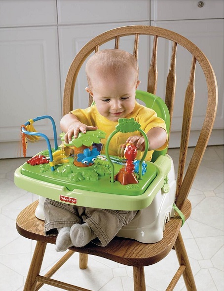 Детский стульчик-бустер Джунгли, стульчик для кормления Fisher-Price Booster Seat, Rainforest