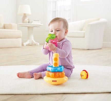Детская пирамидка Fisher-Price Львенок с музыкой и огоньками