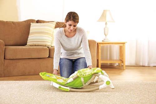 Детское кресло-качели  Fisher Price от 0 до 18 кг ЛЬВЕНОК  (люкс-класс)
