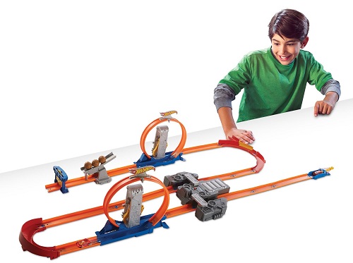 Хот Вилс Мегатрек Двойное ускорение Hot Wheels Track Builder Total Turbo Takeover Track Set