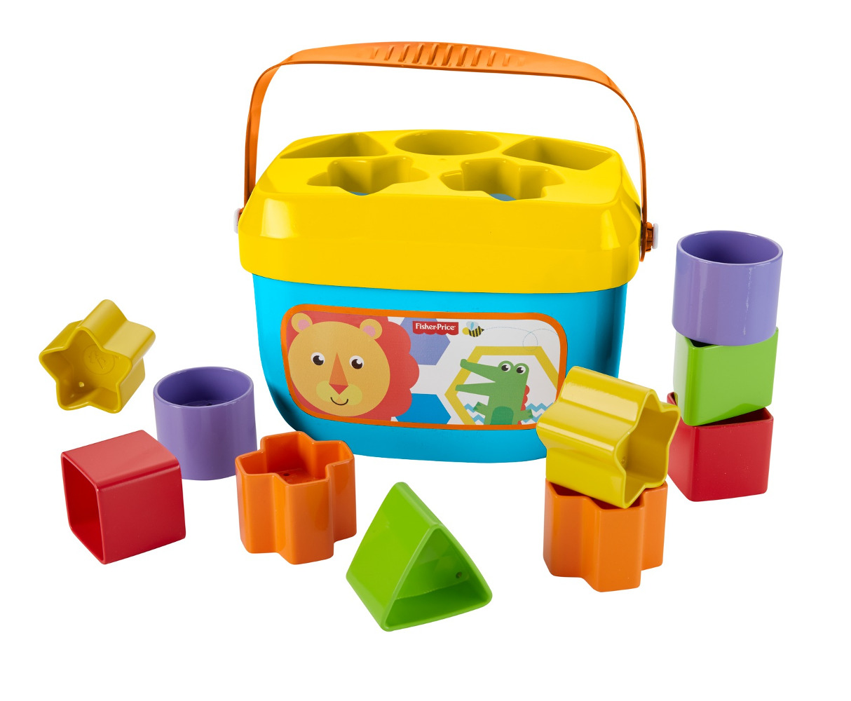 Ведерко с кубиками "Яркое" Fisher-Price