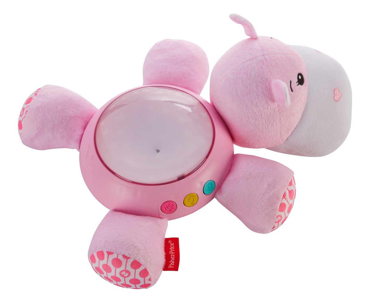 Музыкальный ночник-проектор "Розовый гиппопотам" Fisher-Price