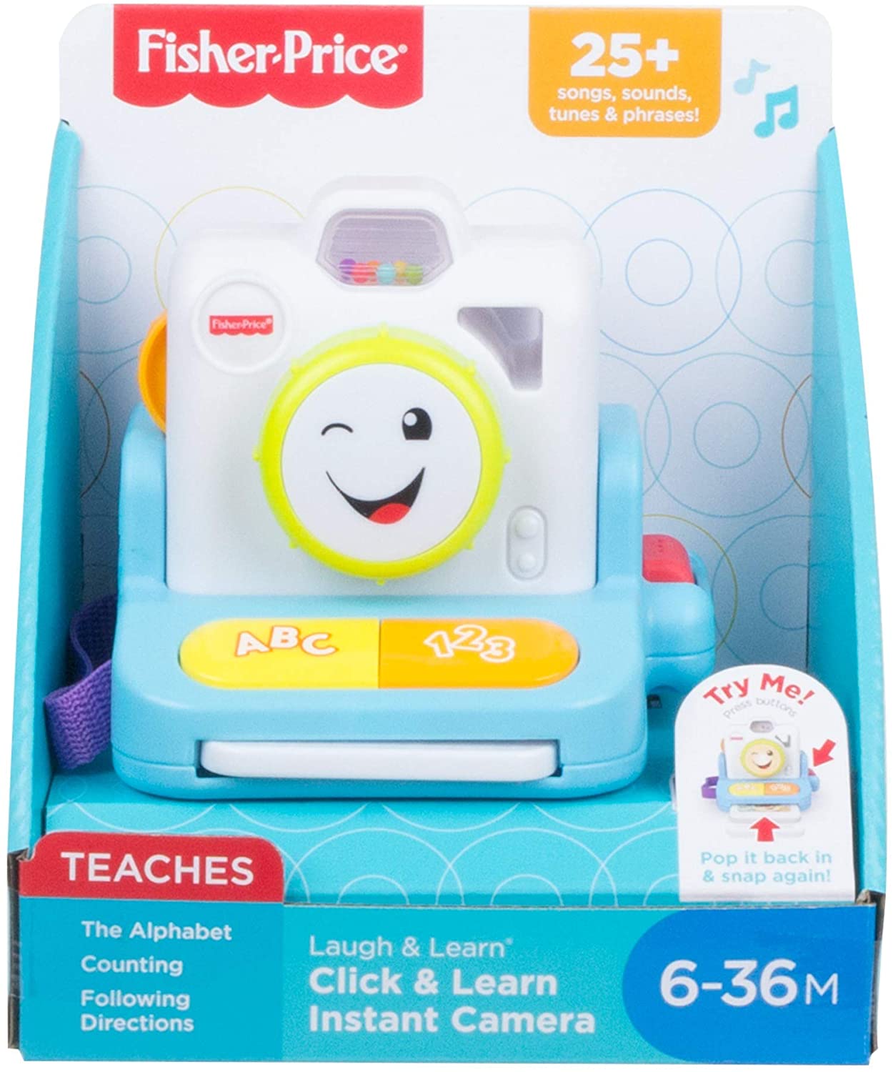 Интерактивная игрушка Fisher Price Фотоаппарат моментальной печати