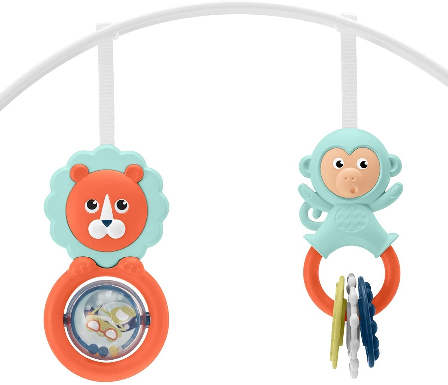 Кресло-качалка Fisher-Price Росток, детский массажный шезлонг от 0 до 18 кг