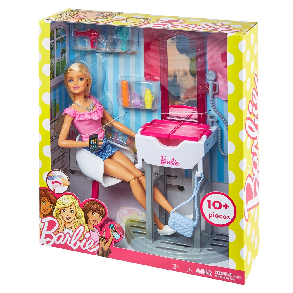Набор мебели с куклой Barbie в асс.(3)