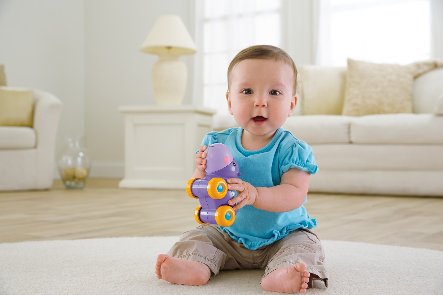 Черепашка/Бегемотик с шариками Fisher-Price
