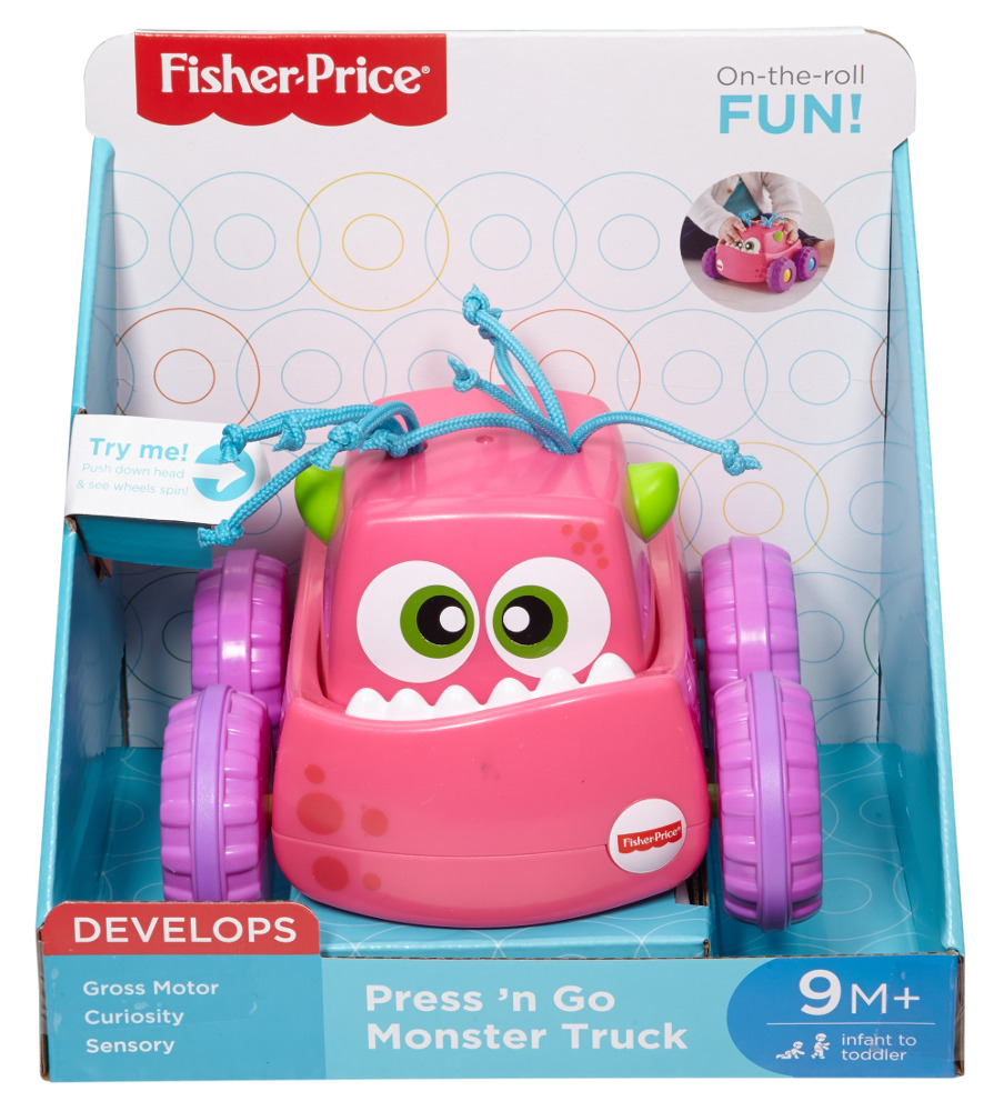 Машинка-монстрик "Нажми и запусти" в асс.(2) Fisher-Price
