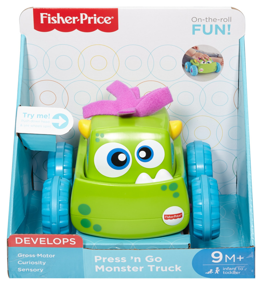 Машинка-монстрик "Нажми и запусти" в асс.(2) Fisher-Price