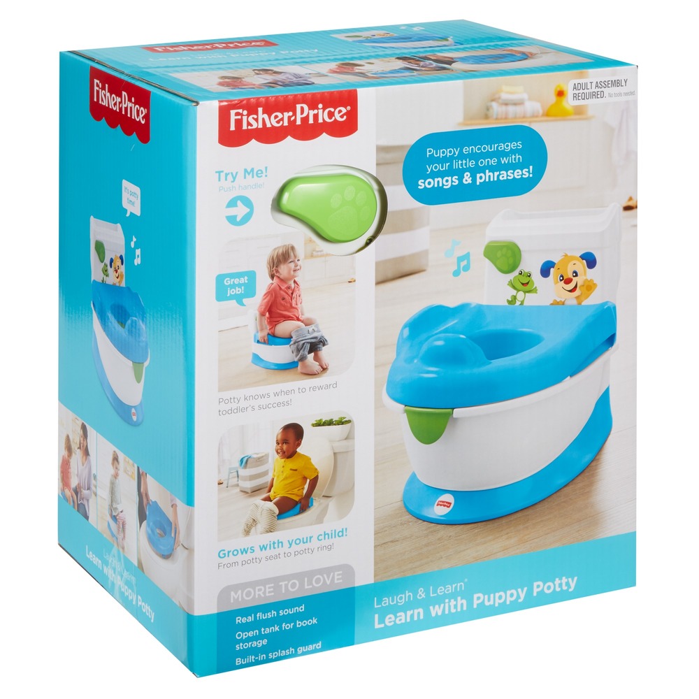 Горшок "Учись вместе с щенком" (англ.) Fisher-Price
