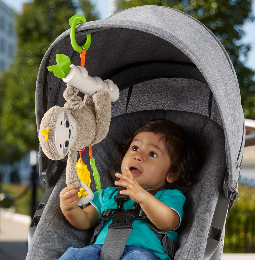 Мягкая игрушка-подвеска "Ленивец" Fisher-Price