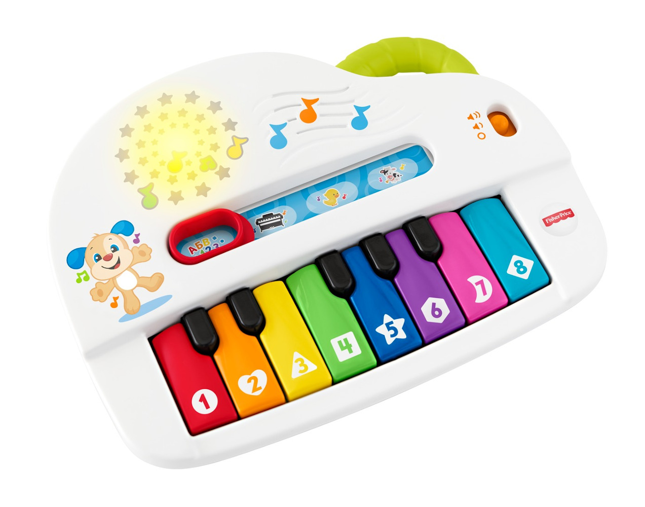Пианино Умного щенка Fisher-Price серии "Улыбайся и учись" обновл. (рус.)
