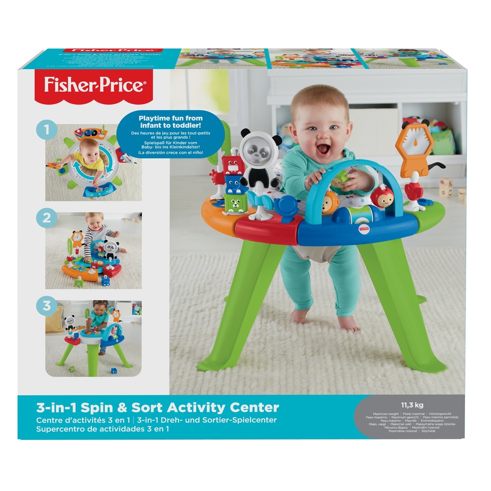 Развивающий центр 3-в-1 "Крутись и сортируй" 3-в-1 Fisher-Price