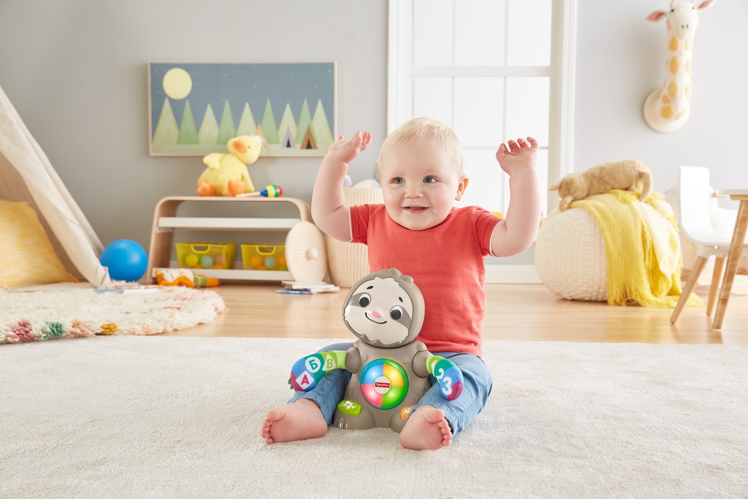 Интерактивная игрушка "Танцующий ленивец" серии Linkimals (рус.) Fisher-Price