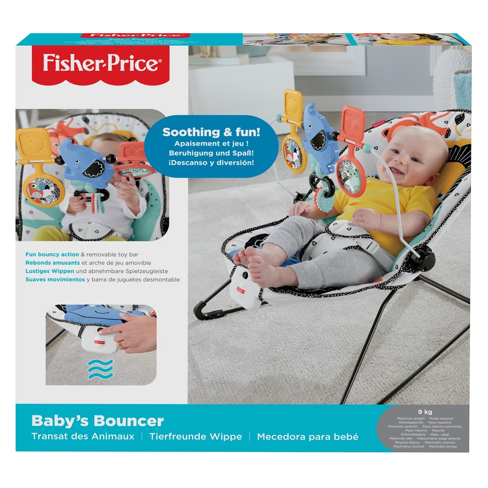 Массажное кресло "Веселые друзья малыша" Fisher-Price