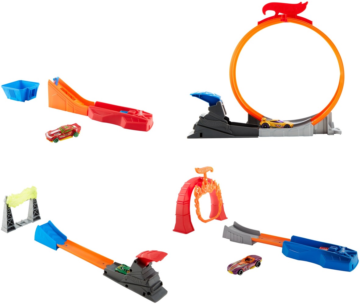 Трек "Безумные тренировки" Hot Wheels (в асс.)