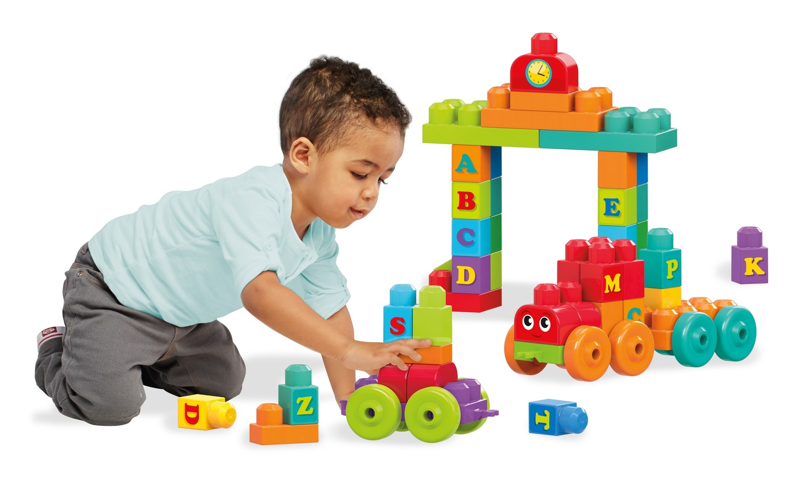 Конструктор "Музыкальный паровозик" Mega Bloks