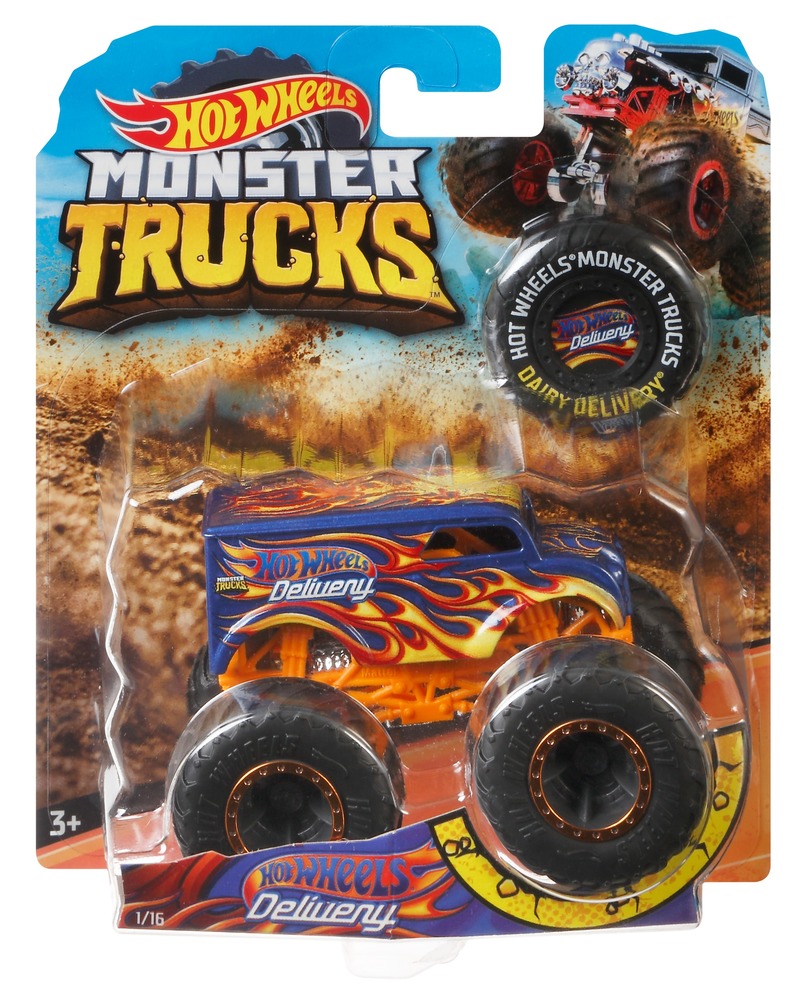 Базовая машинка-внедорожник 1:64 серии "Monster Trucks" Hot Wheels (в асс.)