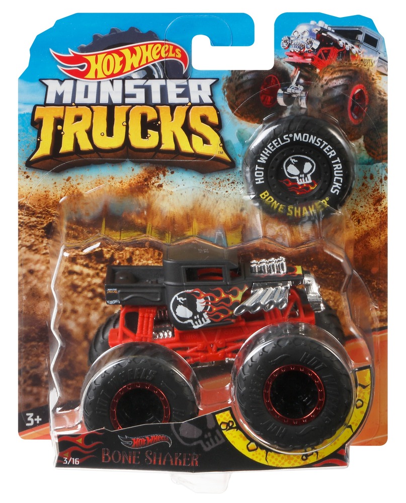 Базовая машинка-внедорожник 1:64 серии "Monster Trucks" Hot Wheels (в асс.)