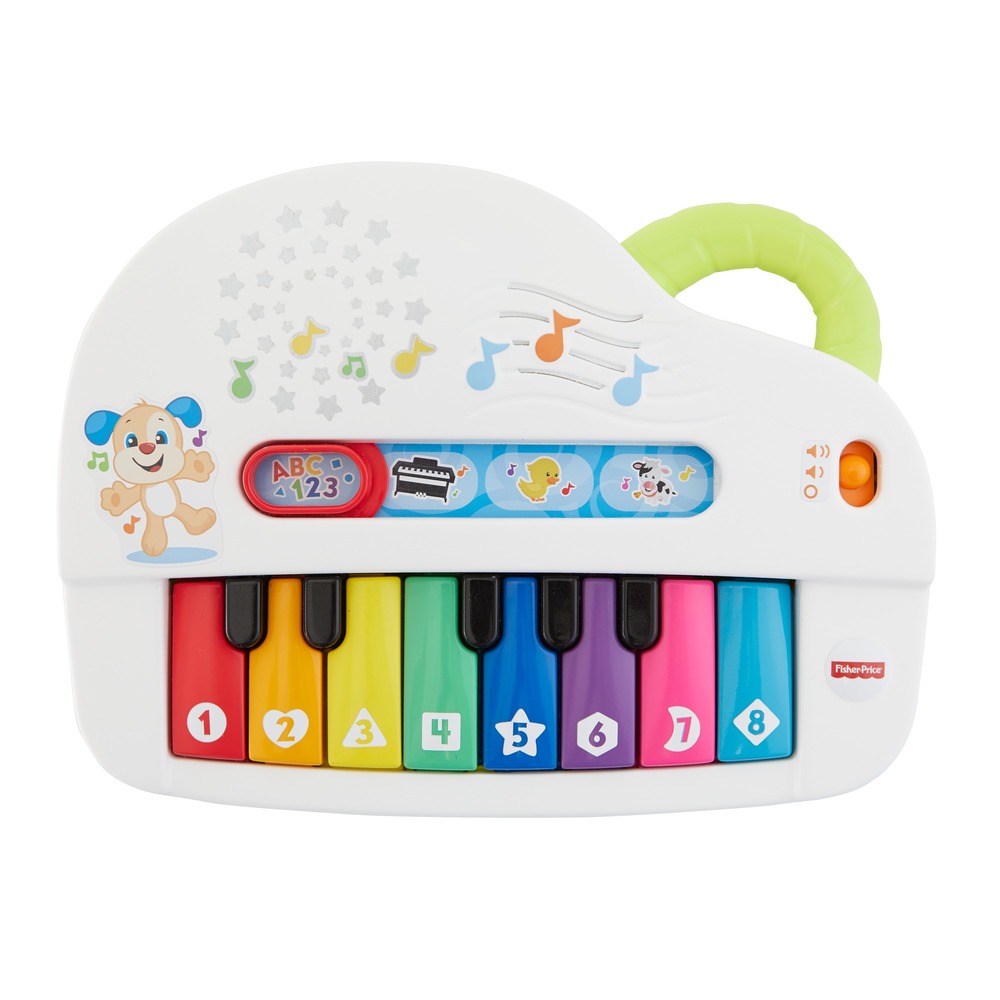 Пианино Умного щенка Fisher-Price серии "Улыбайся и учись" обновл. (рус.)