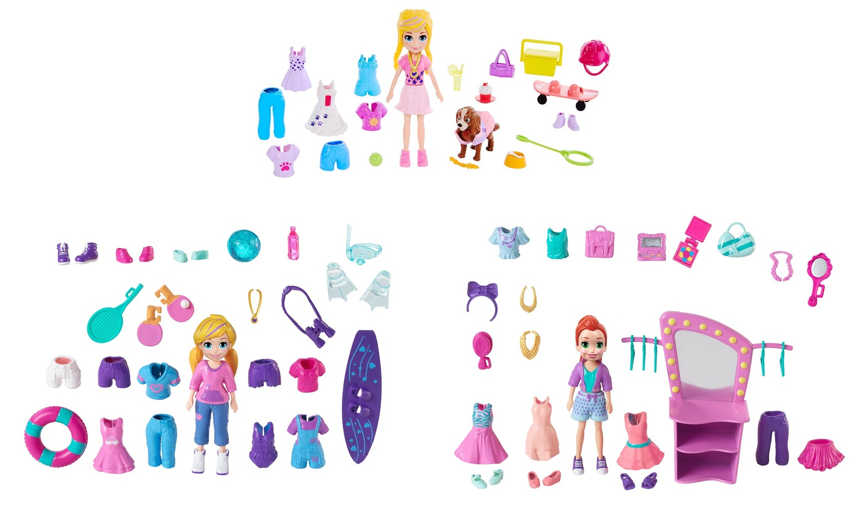 Маленькая модница с аксессуарами Polly Pocket (в асс.)