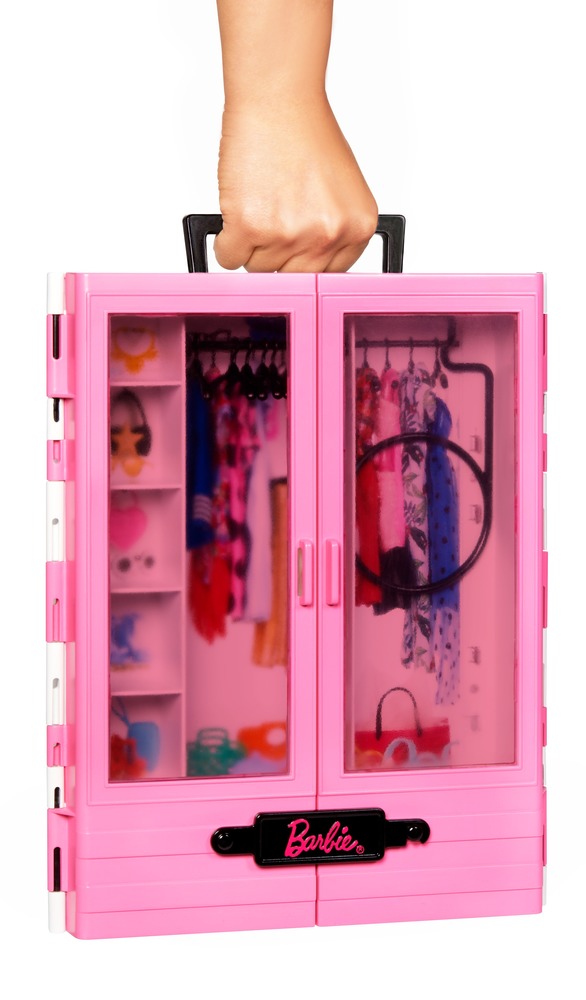 Розовый шкаф Barbie