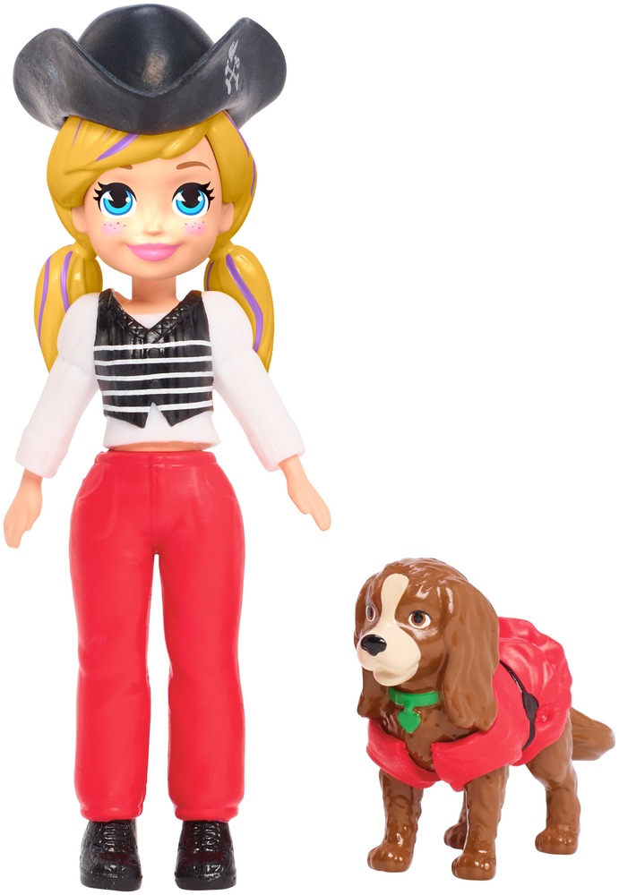 Маленькая модница с любимцем Polly Pocket