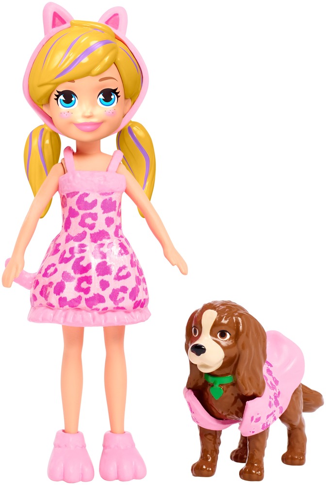 Маленькая модница с любимцем Polly Pocket
