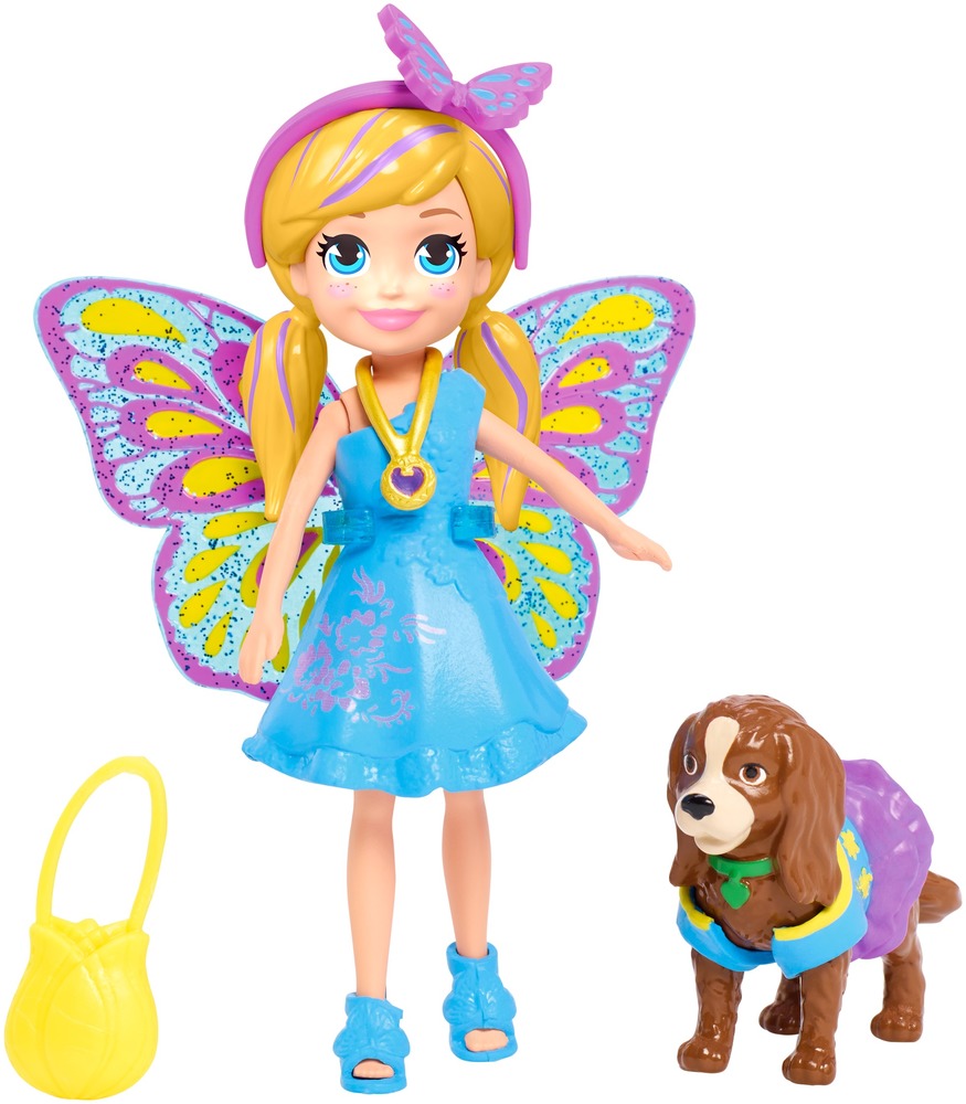 Маленькая модница с любимцем Polly Pocket