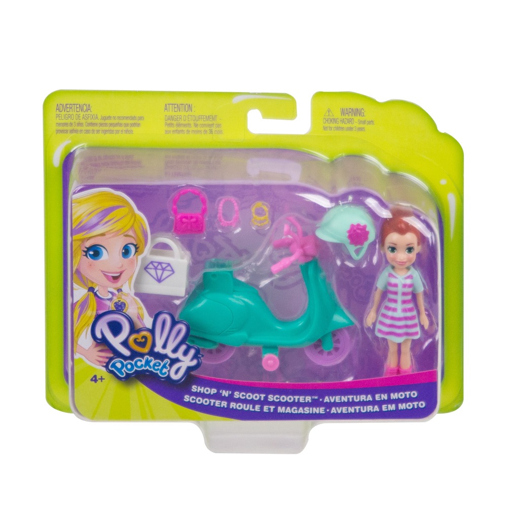 Игровой набор "Модница на колесах" Polly Pocket в асс.