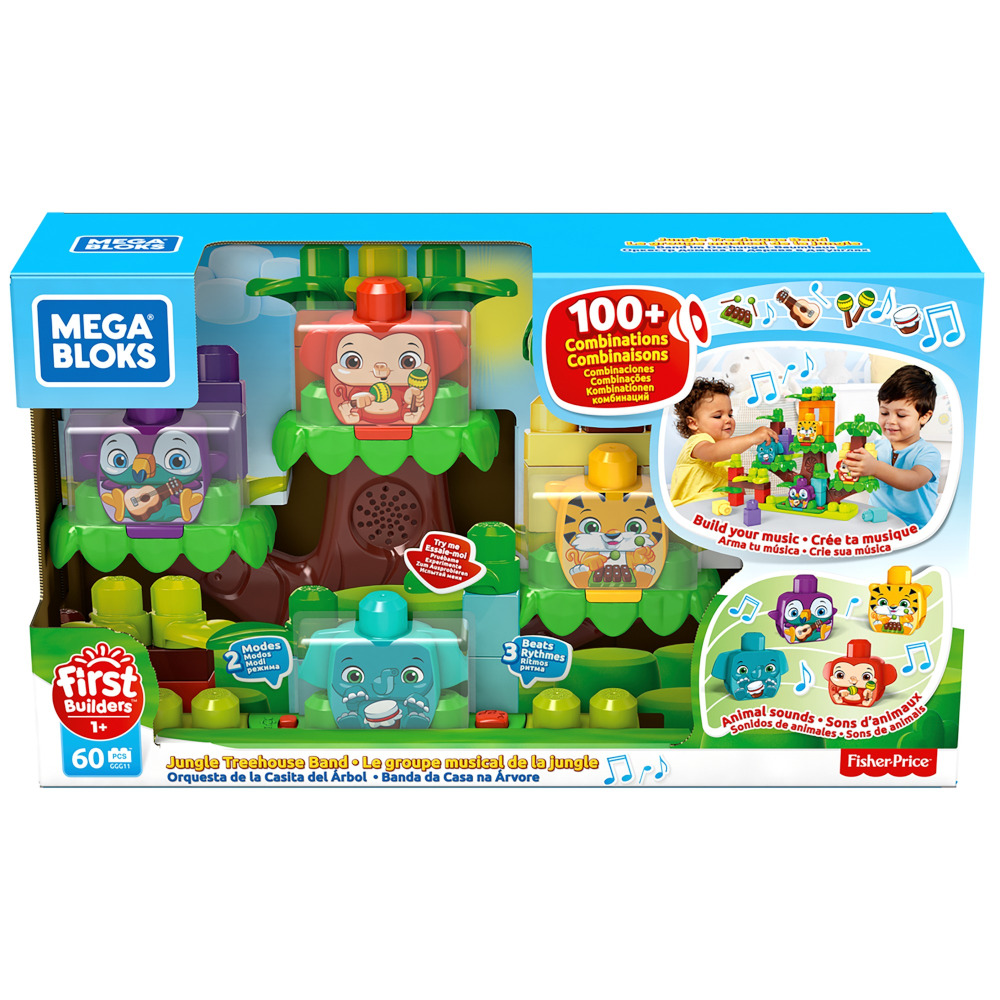 Музыкальный конструктор "Домик на дереве" Mega Bloks
