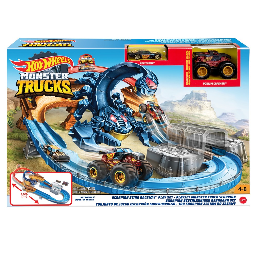 Игровой набор "Жало Скорпиона" серии "Monster Trucks" Hot Wheels