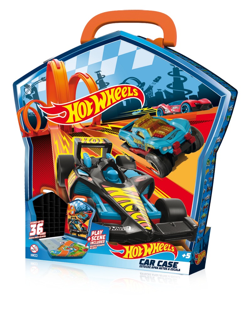 Металлический контейнер для 36 машинок Hot Wheels