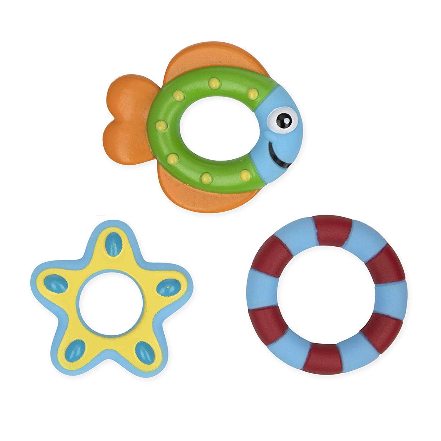 Интерактивная игрушка для ванны Nuby Фиолетовый Осьминог с 3 кольцами ПЕННАЯ ВЕЧЕРИНКА