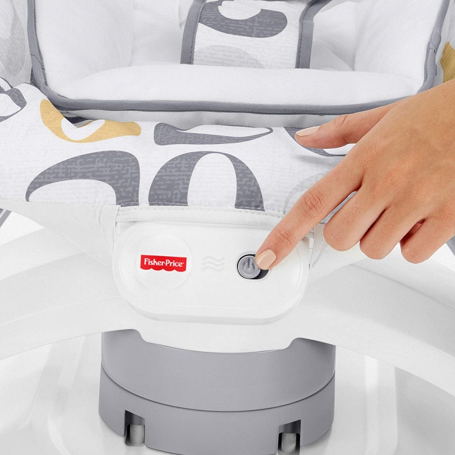Укачивающий центр Fisher-Price 2 в 1 детские качели Deluxe Soothe 'n Play «ВОЛШЕБНЫЙ СОН»