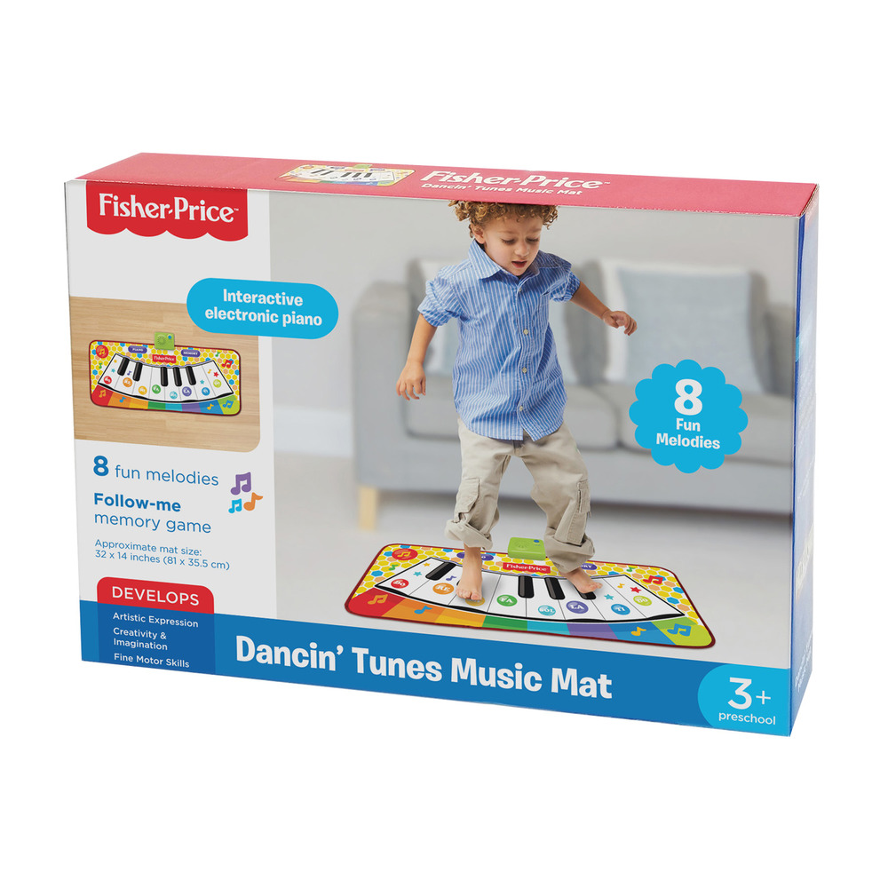 Музыкальное пианино-коврик Fisher-Price "Танцевальные мелодии"