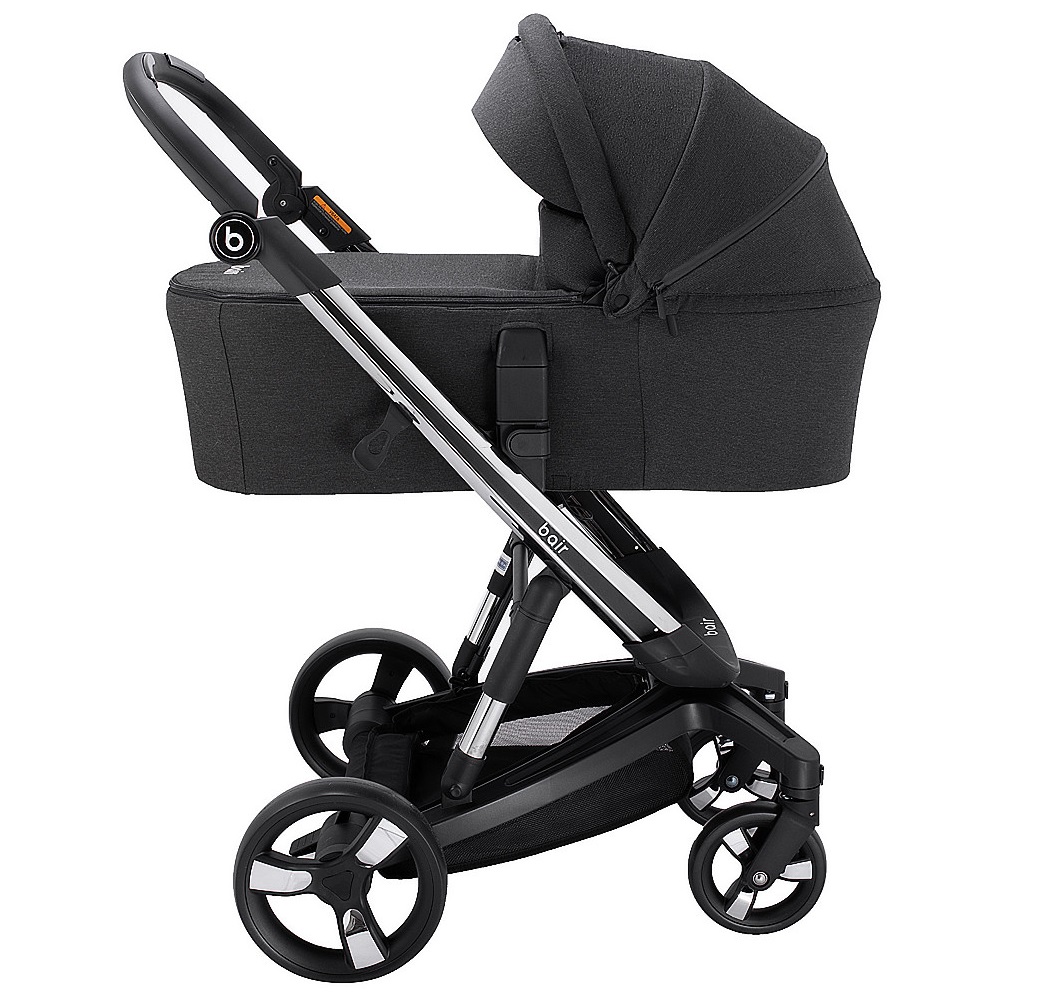 Коляска 2 в 1 Bair Electra B-touch system BE-01 black  (Баир Электра Би-тач систем)