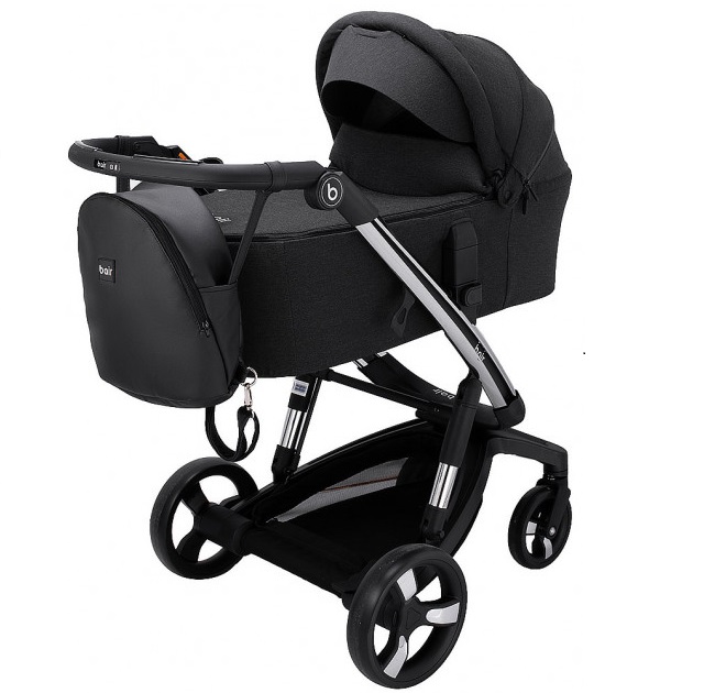 Коляска 2 в 1 Bair Electra B-touch system BE-01 black  (Баир Электра Би-тач систем)