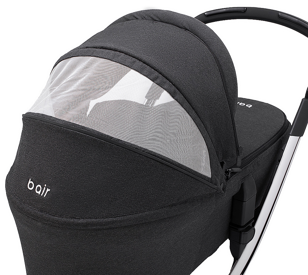Коляска 2 в 1 Bair Electra B-touch system BE-01 black  (Баир Электра Би-тач систем)