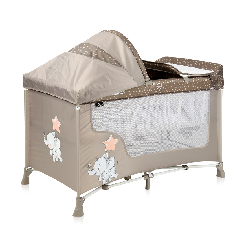 Кровать-манеж SAN REMO 2L Plus Beige Elephant