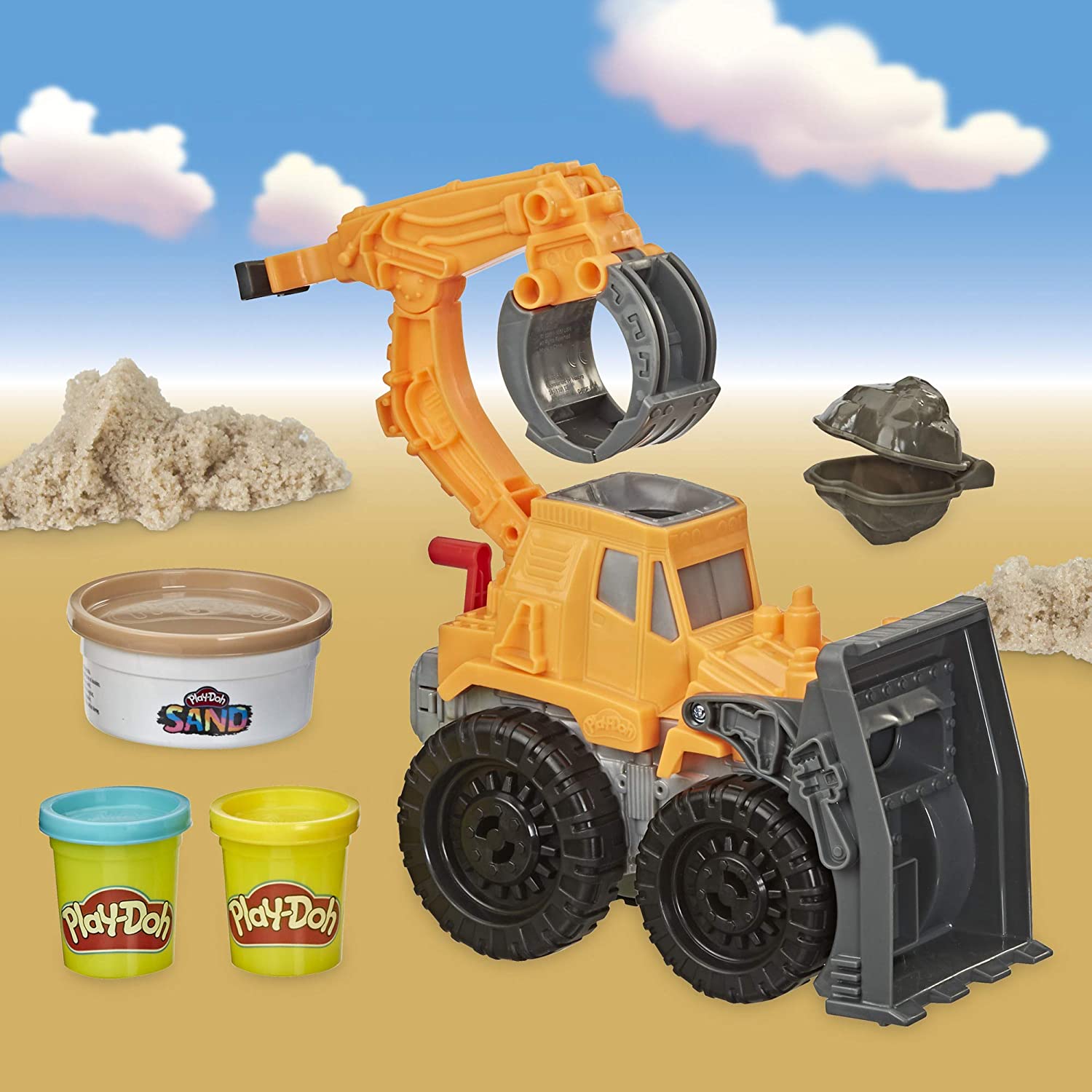 Набор Плей До Погрузчик Экскаватор Play-Doh Wheels Front Loader Hasbro E9226
