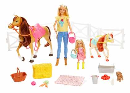 Набор Barbie "Верховая езда и объятия"