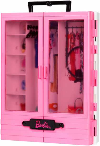 Розовый шкаф Barbie