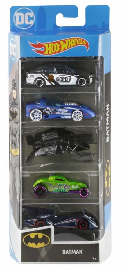 Набор из 5-и базовых машинок Hot Wheels (в асс.)