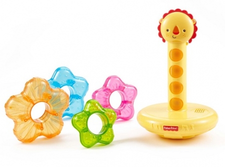 Детская пирамидка Fisher-Price Львенок с музыкой и огоньками