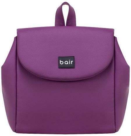 Коляска 2 в 1 Bair Infinity кожа 100% BI-07 purple (фиолетовый)