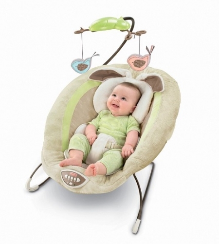 Шезлонг баунсер МОЙ МАЛЕНЬКИЙ ЗАЙЧИК Fisher Price Bouncer, My Little Snugabunny